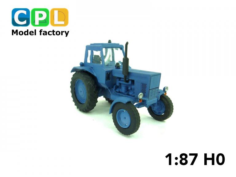 Traktor Belaruss MTS-80L kleine Kabine blau Bj 1982